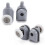 16st Justerbar Roller Dual Roller Caster Wheel Duschdörr Badrum 23mm2x8st 2