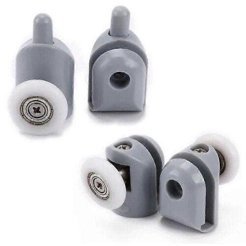 16st Justerbar Roller Dual Roller Caster Wheel Duschdörr Badrum 23mm2x8st 1