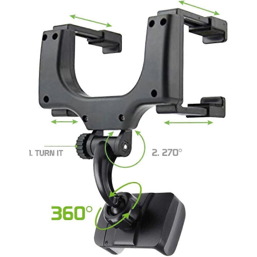 car bracket rearview mirror car mobile phone holder fixed mirror special support for driving new navigation 1