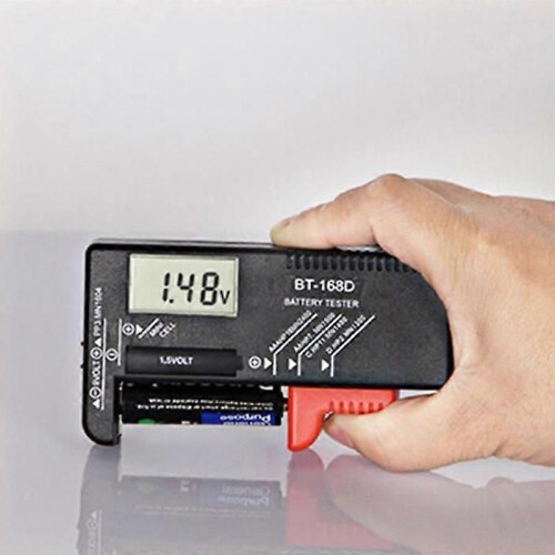 Testeur de piles - BT-168D - Écran LCD numérique - Compatible AA AAA CD 9 V - Facile à utiliser 1