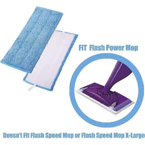 5 Pcs Replacement Reusable Cloths for Swiffer WetJet Spray Mops Washable Microfiber Mops, Replacement 1