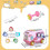 Bus musical pour bébé avec xylophone, jouet interactif pour ramper (rose) 3
