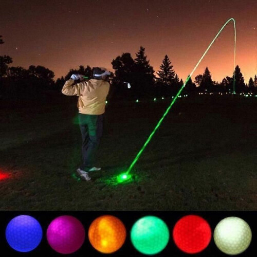 TEMPSA 6PCS LED Luminous Golf Ball Fluorescent Night Random Color 2