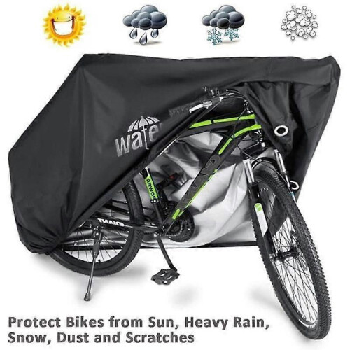 Housse de vélo - Robuste - 210T - Imperméable - Protection UV - Noir 2