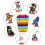 coussin de siège de poussette pour bébé, housse aléatoire en coton 2