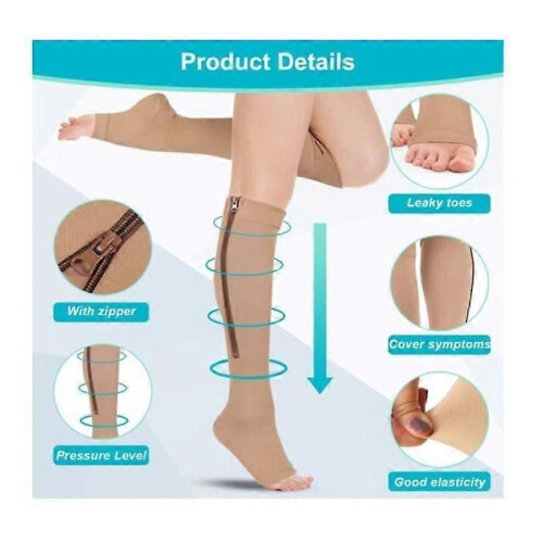 Calze a compressione1 Calzini a compressione con cerniera per uomo e donna Calzini a compressione per 2