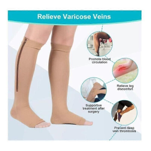 Calze a compressione1 Calzini a compressione con cerniera per uomo e donna Calzini a compressione per 1