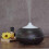 Ultrasonic Humidifier Essential Oil Diffuser Aroma Diffuser Almond Shape Brown 4