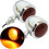 Paar 12V Motorrad Blinker Kontrollleuchte Lampe Für Harley Chrome Roller 4