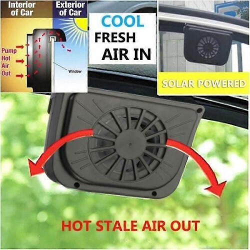 PC18367- Universal Luftkonditioneringsventilator Fläkt Luftventil Solar Interiör Auto 2
