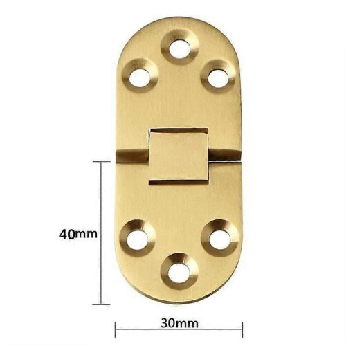 4PCS Brass Hinges with Screws for Folding Table 1