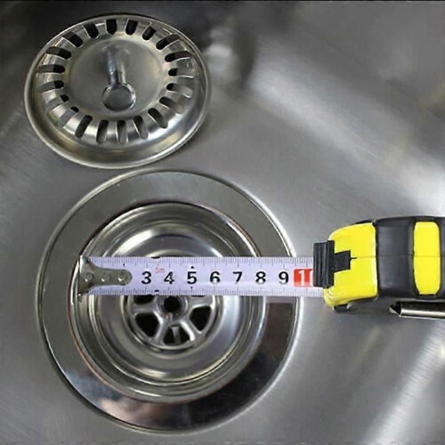 Diskbänksfilter - Rostfritt stål - Set om 2 - Diameter 80 mm - Tjocklek 05 mm - Silver 1