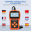OBD2 Scanner Auto Engine System Diagnostic Tool med LCD Display Flerspråkig motorfelkodsläsare 2