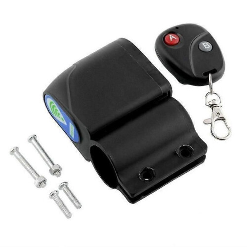Antivol pour vélo, éclairage, télécommande, cadenas, alarme, noir 2