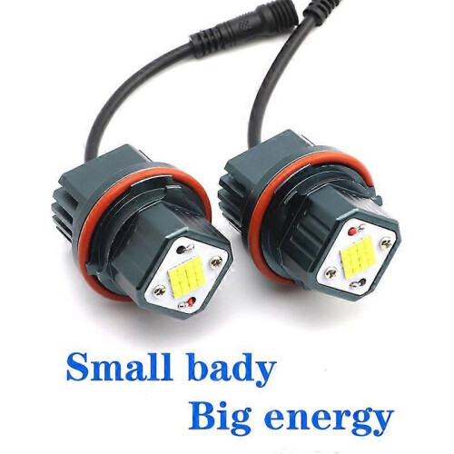 2 lampadine LED Angel Eyes da 120 W, luce bianca 6000 K, per BMW E87 E39 M5 E60 E61 E63 E64 M6 2