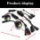2 lampadine LED Angel Eyes da 120 W, luce bianca 6000 K, per BMW E87 E39 M5 E60 E61 E63 E64 M6 4