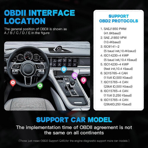 AD10 Nyligen uppdaterad XTOOL Advancer AD20 Obd2 Car Code Reader för Android /IOS FulA obd Function 2