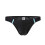 Is Silk Patchwork Babydoll Elegant Black Tanga String för män 2