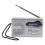AM FM Compact Transistor Player Radio - Mini Pocket Multifunctioneel - Ingebouwde luidspreker - Telescopische 4