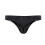 Is Silk Patchwork Babydoll Elegant Black Tanga String för män 3