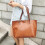 Women's PU Leather Handbag - Brown - Shoulder Bag - Soft and Durable 4