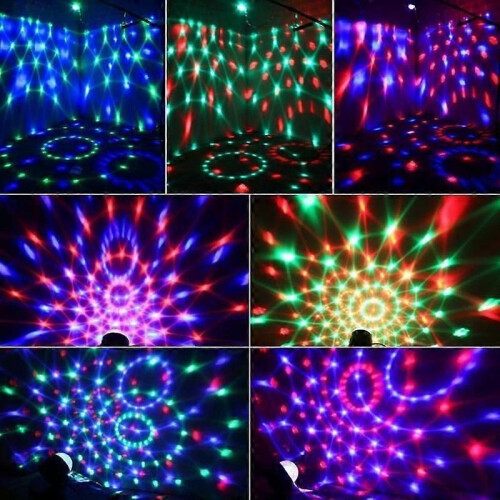 Lumière de scène Lumière de fête Boule à facettes Télécommande LED InnooLight Éclairage disco DJ Spot 1