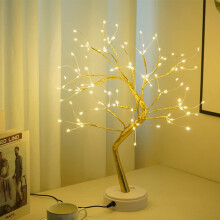 LED Tree Lights with Flexible Branches, USB & Battery-Powered Bonsai Table Lamp for Home, Wedding, Christmas Decor