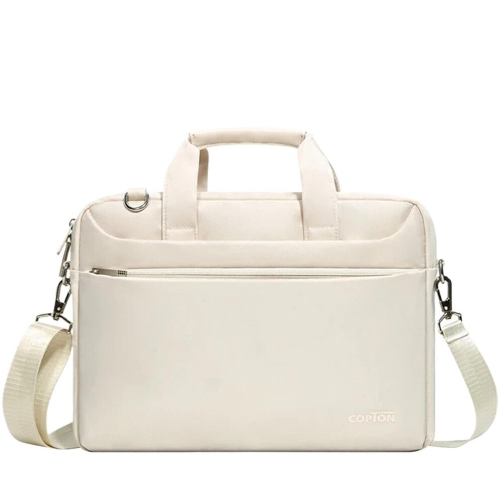 Laptop Bag For 15.6 To 16 Inch Laptops, Durable Material, Portable Computer Sleeve And Tote Bag Beige 6038364900104