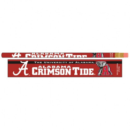 Alabama Crimson Tide potlood, 6 stuks
