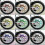Kit de 36 protections de rayons de roue pour motocross, vert 4