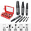 8Pcs Screw Extractors Nut Bolt Broken Bolt Stud Remover Easy Out TOOL 2
