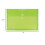 JAM PAPER Plastic Envelopes with Button & String Tie Closure - Letter Booklet - 9 3/4 x 13 - Lime Green - 12/Pack 5