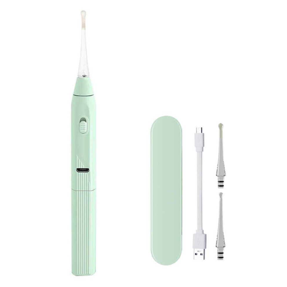 Ear Cleaner Soft Silicone Earpick Usb Rechargeable Light