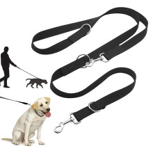 Adjustable Premium Nylon Dog Leash 2.5m/1.55m, Steel Hardware, Comfortable Multifunctional Design for Training