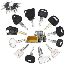 12 Keys Heavy Equipment Construction Ignition Key for Caterpillar Jcb Yanmar Kobelco for Volvo BOBCAT Hitachi Komatsu Ex Walkbee