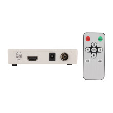 HDMI-zu-RF Adapter Konverter mit Fernbedienung, DC 5V, Schwarz