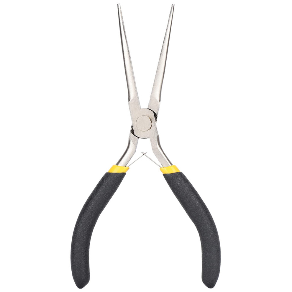 Handcrafted Long Flat Nose Plier, Comfortable Carbon Steel Repair Tool For Electricians And Network Engineers, 1X Long Nose Pliers 6947110766133