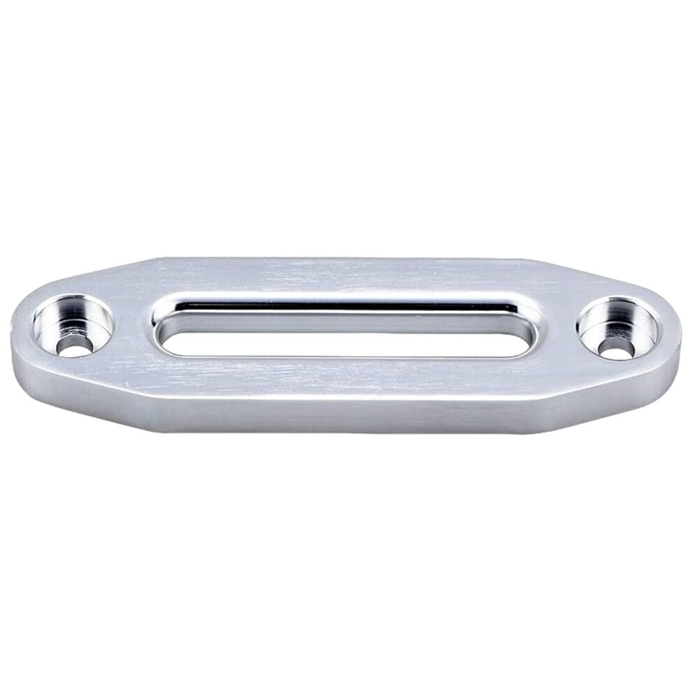 Aluminium Hawse Fairlead 15.2 Cm, Corrosion-Resistant Synthetic Rope Guide, Improved Winching Performance Silver 6947110766706