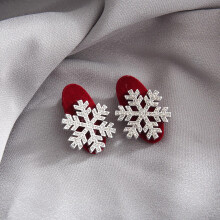 Strass Snowflake Pearl Hairpins for Winter, Cute Floral Bobby Pins for Girls and Women, Retro Hair Accessories