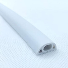 Cable Cover, Floor Cable Protector, Wire Management Solution, 30mm Diameter White, Ideal for Office, Home, Workshop, Storage