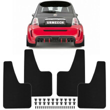 Splash Guards for Fiat 500 500C 500L 500X 500e Abarth 595 695 Racing Mud Flaps Mudflaps Mudguards Fender Arrow Sign Sticker