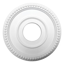 Ceiling Medallion 12 Inch, Round PU Decorative Light Fixture Cover, Ceiling Rose for Chandeliers and Lamps