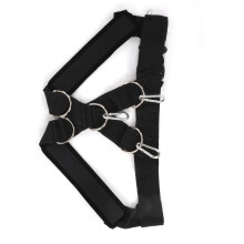 Gewicht tragender Schulterriemen Umlenkrolle Schlitten-Harness mit Widerstandsbändern, Schwarz