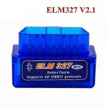 (ELM327 V2.1 BLUE) Bluetooth ELM 327 V2.1 OBD2 Scanner Code Reader Tool ELM327 V2.2 For IOS/Android/PC Bluetooth 4.0 OBD Car Diagnostic Auto Tool