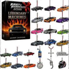 (Fast Furious Car) 2025 Christmas Advent Calendars Decoration Acrylic Full style