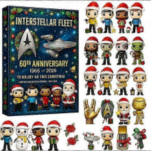 (StarTrek) 2025 Christmas Advent Calendars Decoration Acrylic Full style