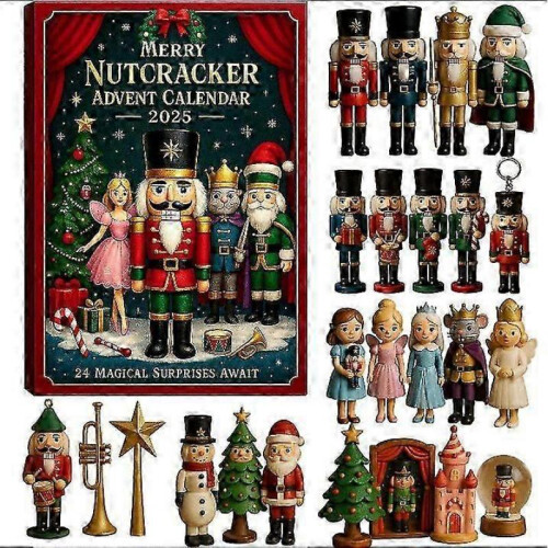 (The Nutcracker) 2025 Christmas Advent Calendars Decoration Acrylic Full style