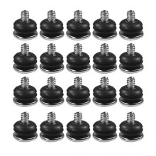 Hard Disk Damping Screw 3.5 Thick Tooth Step Screw for w/ Rubber Ring for 3.5''