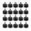 Hard Disk Damping Screw 3.5 Thick Tooth Step Screw for w/ Rubber Ring for 3.5'' 1