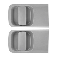 2PCS Left + Right Sliding Exterior Outside Door Handle Grey for Hyundai H1 Grand Starex Imax I800 2